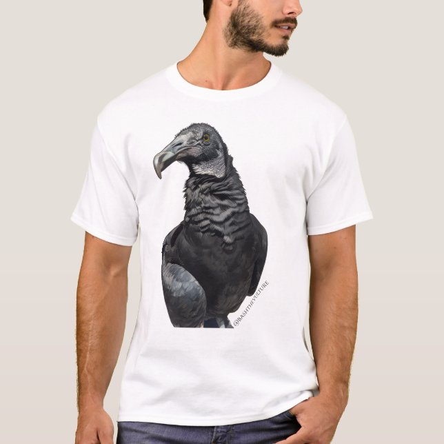 Bash the Black Vulture T-Shirt (Frente)