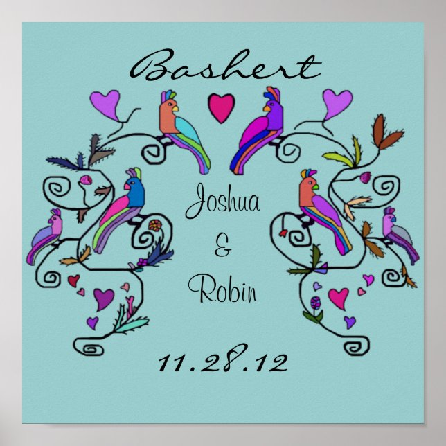 Bashert Simcha Dance Poster (Frente)