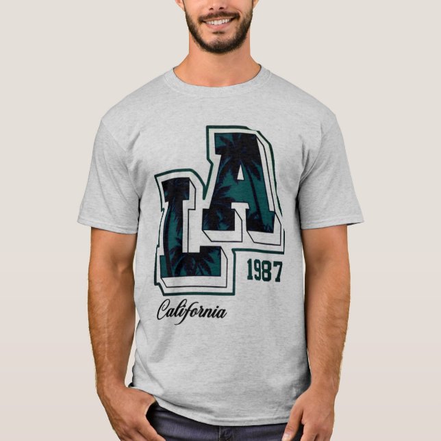 Basic Dark T-Shirt California 1987 (Frente)