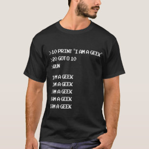 BASIC retro 10 EMPREENDEDORES do t-shirt do códig