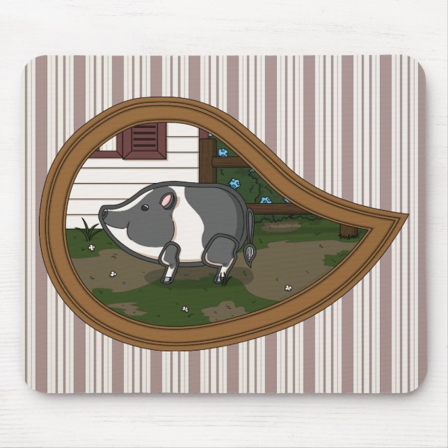 Basil o Porco Mousepad (Frente)