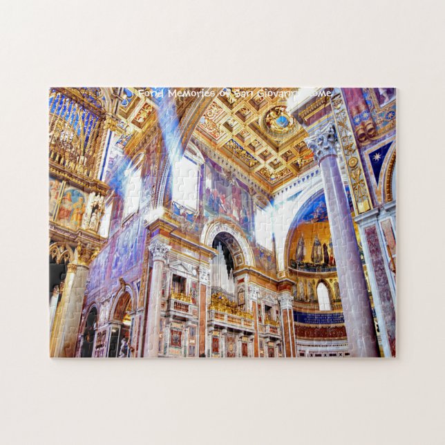 Basílica São João Roma. Quebra-cabeça (Horizontal)