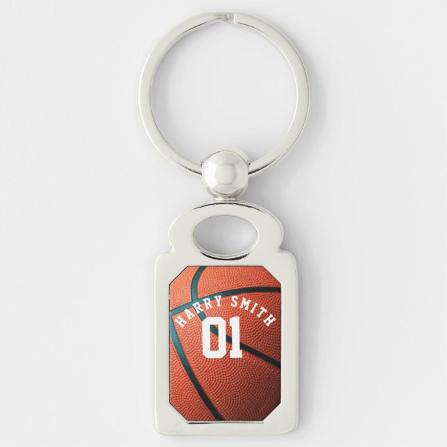 BASKETBALL PLAYER PERSONALIZADO Name CHAVEIRO (Frente)