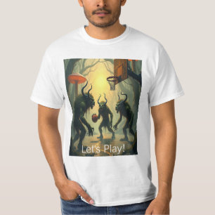 Basquete De troll Na Camisa T Da Sessão