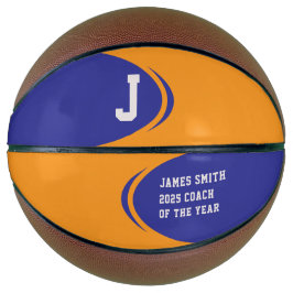 Basquete Personalizado Laranja Azul