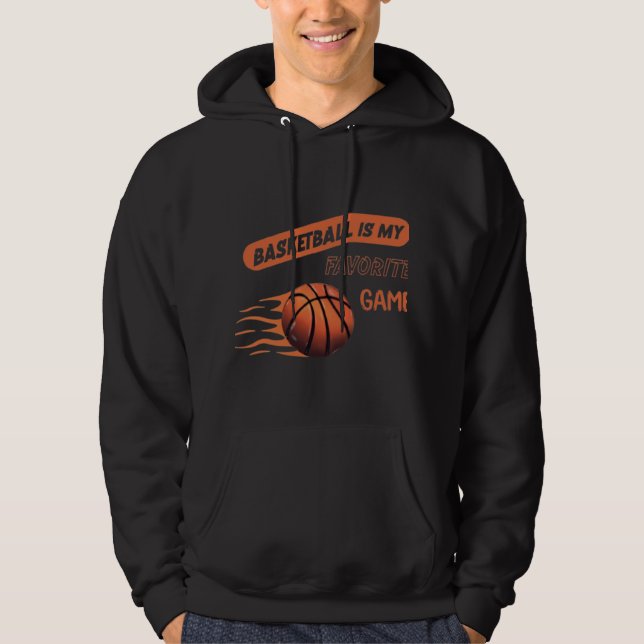Basquetebol É o Meu Jogo Favorito – Camiseta de Am (Frente)