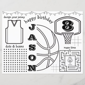 basquetebol, folha de atividade de basquetebol
