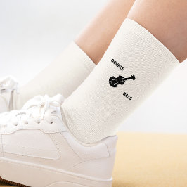 Bass duplo em Meias pretas