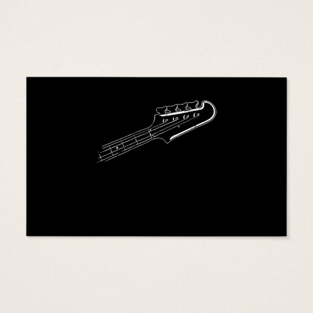 Bass Player Bass Guitar Design (Frente)