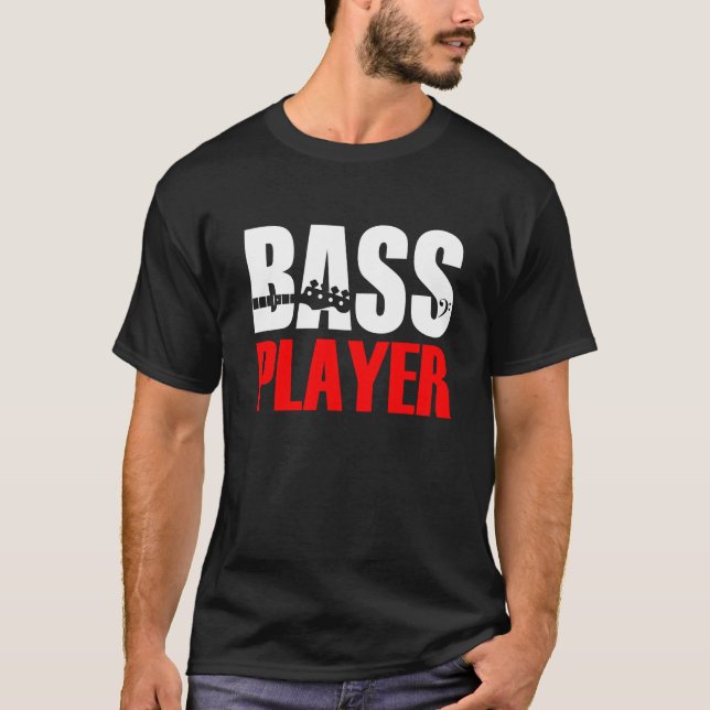 Bass Player T-Shirt Black (Frente)