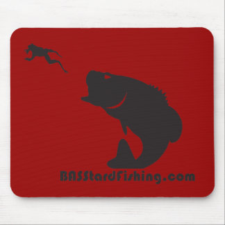 BASStard que pesca Mousepad