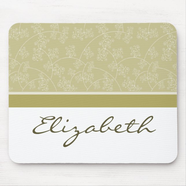 Basta o Mousepad Personalizado do Designer Elegant (Frente)