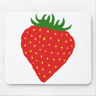 Basta um mousepad personalizado de morango