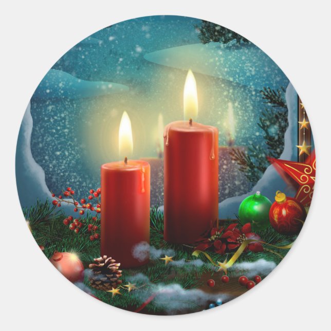 Bastante adesivo de presente personalizado de Nata (Frente)