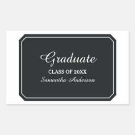 Bastante Elegante Autocolante para Graduação em Pr