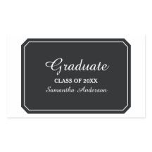 Bastante Elegante Autocolante para Graduação em Pr