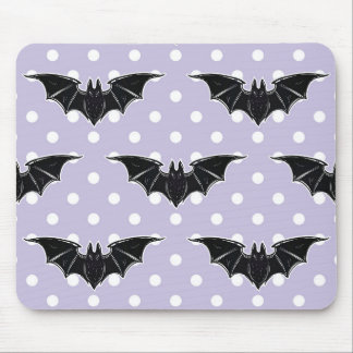 Bastão roxo bonito assustador Kawaii Mousepad do