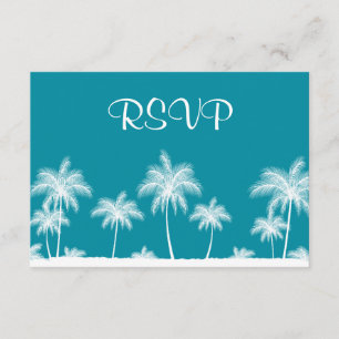 Bastão tropical Mitzvah RSVP da cerceta das