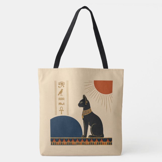 Bastet Egyptian Cat Tote Bag (Frente)