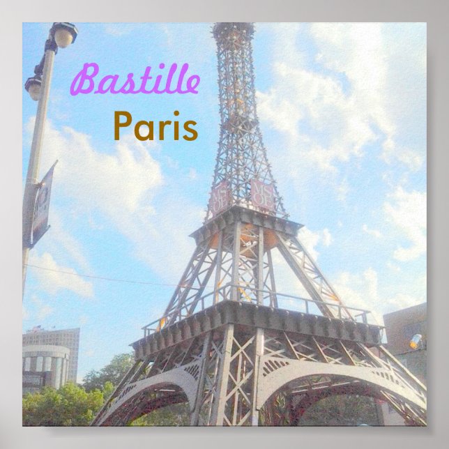 Bastille Paris poster (Frente)