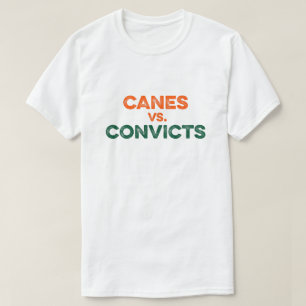 Bastões contra o t-shirt dos condenados
