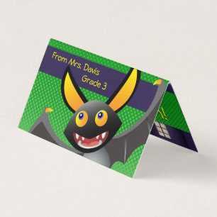 Bat Bat Cute Estudantes em Sala de Aula Crianças H