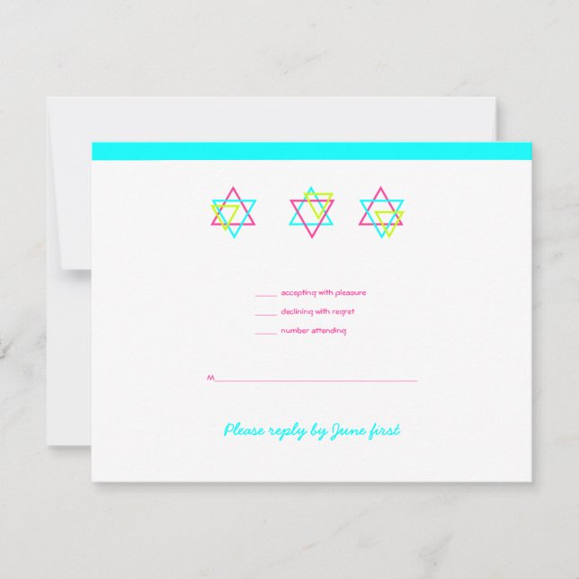 Bat Mitzvah Convite Marissa Malka RSVP (Frente)