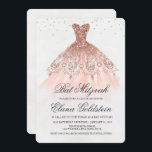 Bat Mitzvah Glitter Vestir Diamond Convite<br><div class="desc">Bat Mitzvah Glitter Vestiu O Convite Diamante</div>