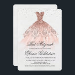 Bat Mitzvah Glitter Vestir Diamond Convite<br><div class="desc">Bat Mitzvah Glitter Vestiu O Convite Diamante</div>