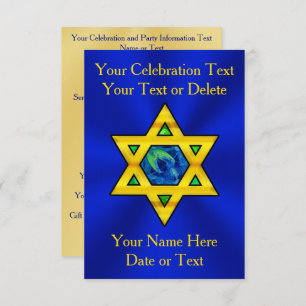 Bat Mitzvah Personalizado, Bar Mitzvah Convites