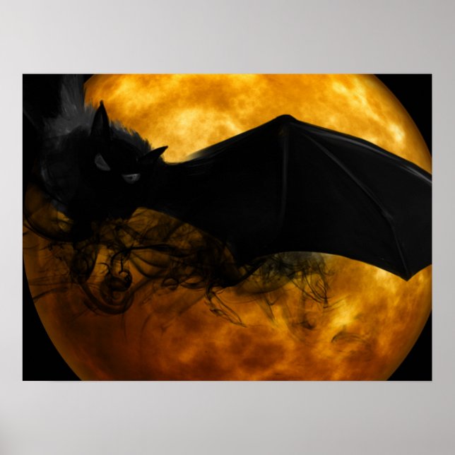 Bat Poster de Halloween (Frente)