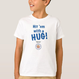 Bata-os com um HUG! Camisa T De Mãos Para Crianças