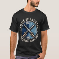 Batalha de Antietam T-Shirt História da Guerra Civ