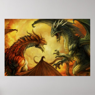 Batalha de Dragão, Grande Poster