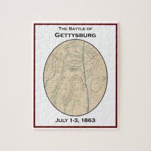 Batalha de Gettysburg Map Quebra-cabeça