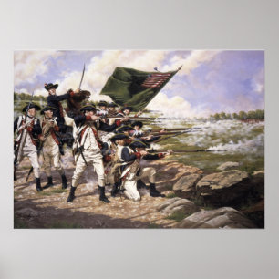 Batalha de Long Island, impressão da arte das