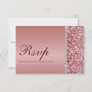 Batalha de Mitzvah com Brilho em Rosa Dourado