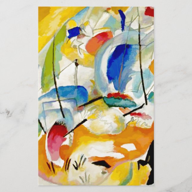 Batalha do Mar de Kandinsky em 1913 (Frente)