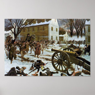 Batalha do poster das canvas de Trenton