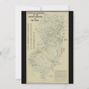 Batalhas da Guerra Revolucionária no Mapa de Nova