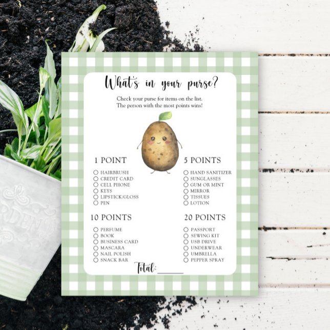 Batata - O que há no seu jogo de chá de fraldas (Criador carregado)