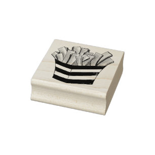 Batatas fritas de Comida rápida - Carimbo de fadas