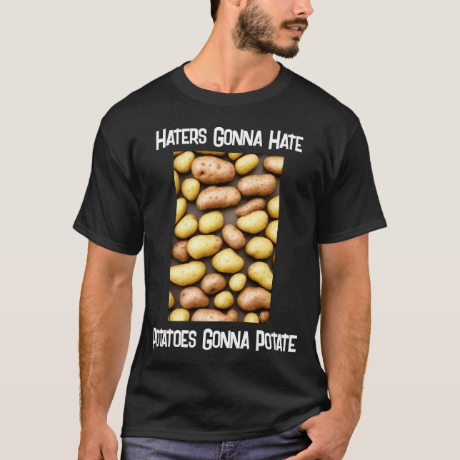 Batatas vão plantar T-Shirt (Frente)