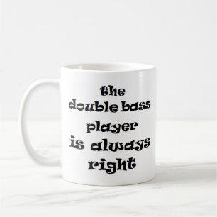 batedor de baixo duplo sempre caneca de café direi