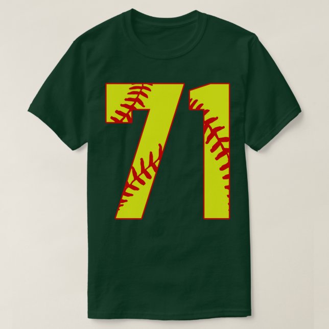 Batente de Leve Número 71 71 Camisa De Leve De Sof (Frente do Design)