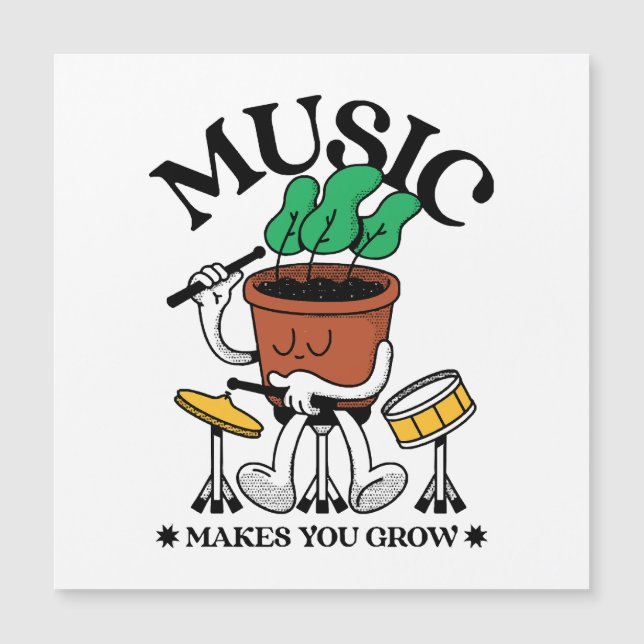 Bateria de Planta Faz Música Crescer (Frente)