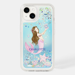 Bateria De Sereia Com Glitter Whimsical Sob O Mar