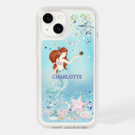 Bateria De Sereia Com Glitter Whimsical Sob O Mar