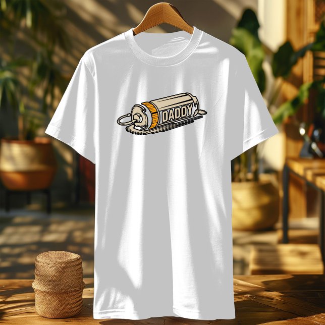 Bateria Pai Camisa e Filho Bodysim Pai engraçado e (Criador carregado)