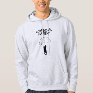 Bateria Social Baixa – Camiseta de Gato com Citaçã